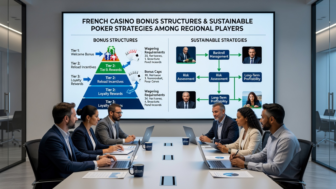 Regional poker players applying bonus-informed strategies at French casino tables